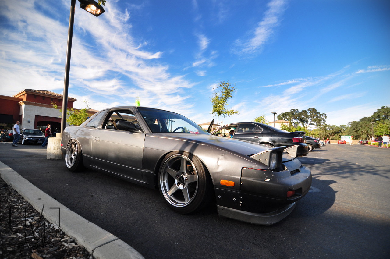 photo 1 Nissan S13 custom wheels 17x9.0, ET 0, tire size 205/45 R17. 17x9.0 ET-5 215/45 R17