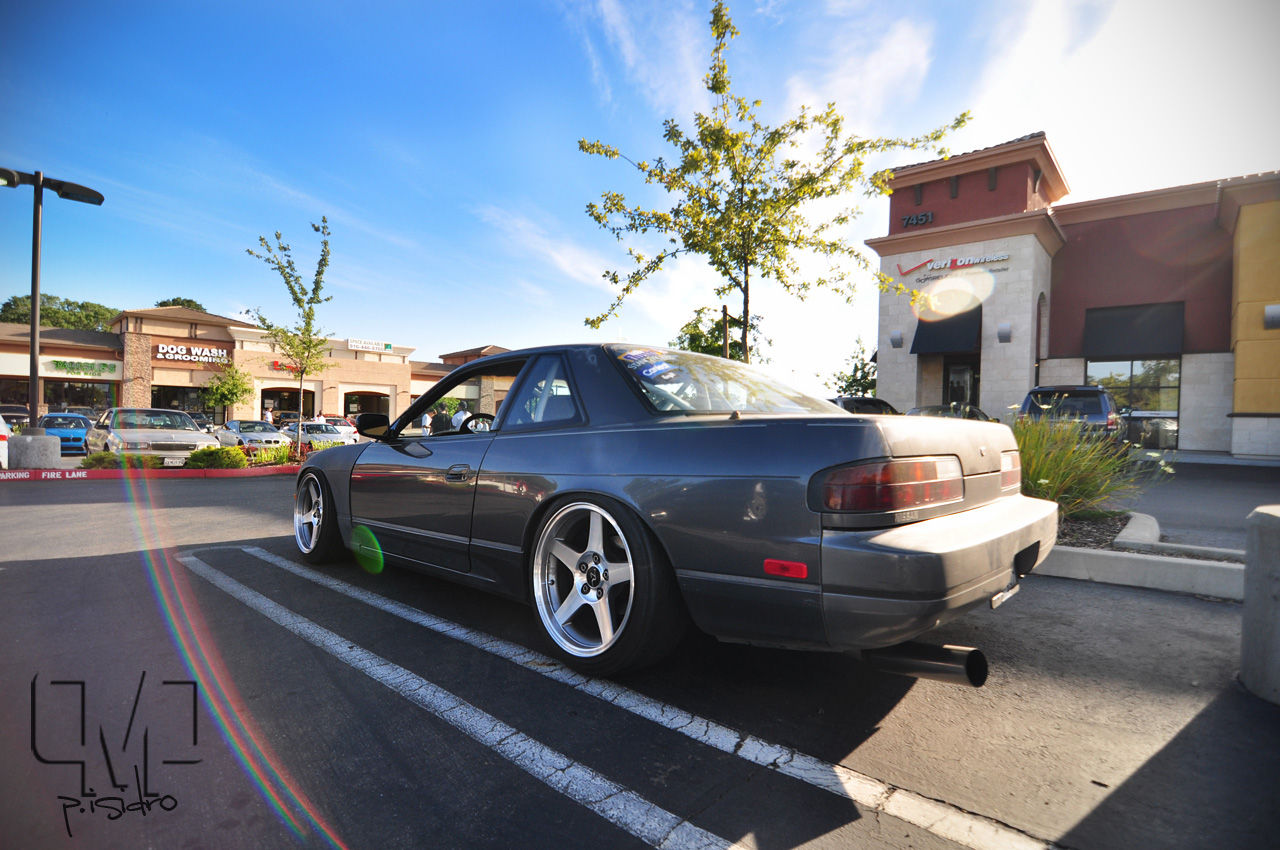 photo 2 Nissan S13 custom wheels 17x9.0, ET 0, tire size 205/45 R17. 17x9.0 ET-5 215/45 R17