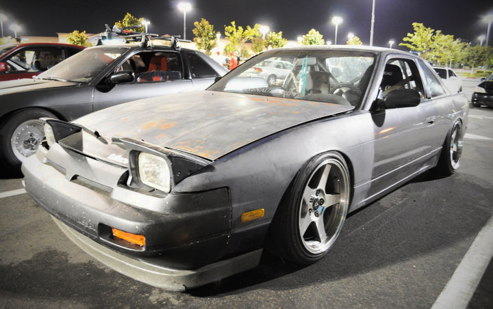 photo 17 Nissan S13 custom wheels 17x9.0, ET 0, tire size 205/45 R17. 17x9.0 ET-5 215/45 R17
