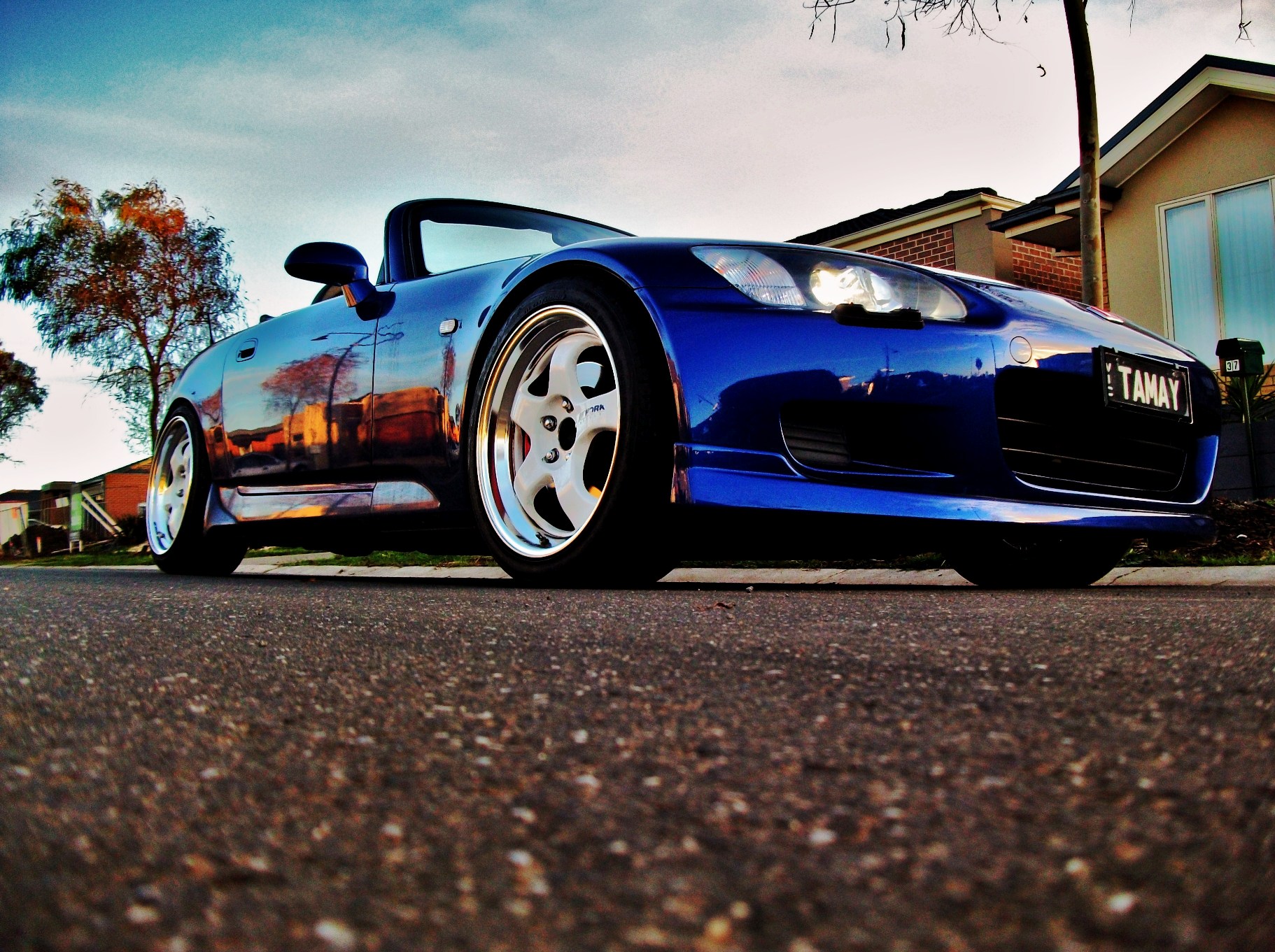photo 3 Honda S2000 custom wheels Work Meister 18x8.0, ET +38, tire size 225/40 R18. 18x9.0 ET+38 225/40 R18