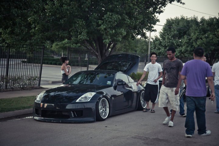 photo 2 Nissan 350Z custom wheels Work VS-MX 18x10.0, ET 0, tire size 225/40 R18. 18x11.0 ET0 245/40 R18