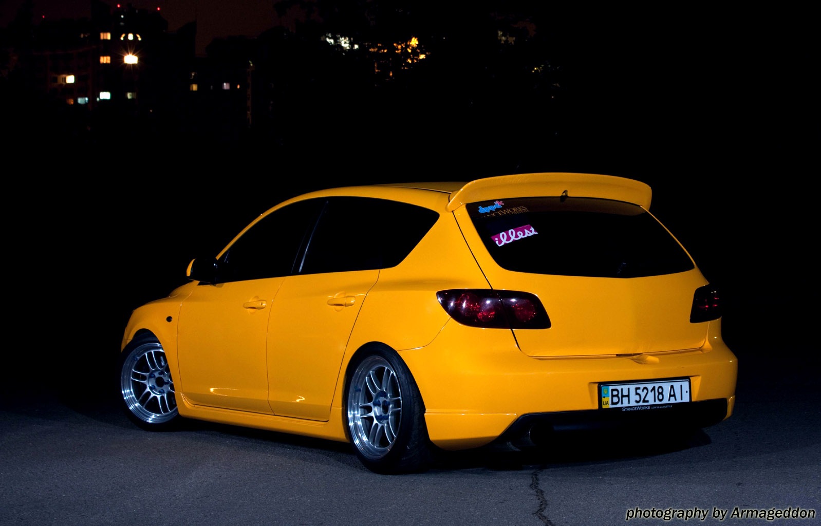 photo 4 Mazda Mazda3 custom wheels Enkei RPF1 17x9.0, ET +45, tire size 215/45 R17. 17x9.0 ET+40 