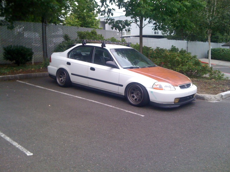 photo 2 Honda Civic custom wheels Diamond Racing  16x8.0, ET 0, tire size 195/40 R16. x ET 