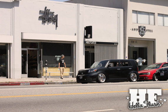 photo 4 Scion xB custom wheels Work Euroline DH 18x9.5, ET +15, tire size 215/40 R18. 18x10.0 ET+30 