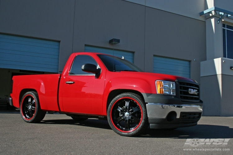 photo 1 GMC Sierra 2500HD custom wheels Giovanna Barcelona 24x, ET , tire size X R24. x ET 