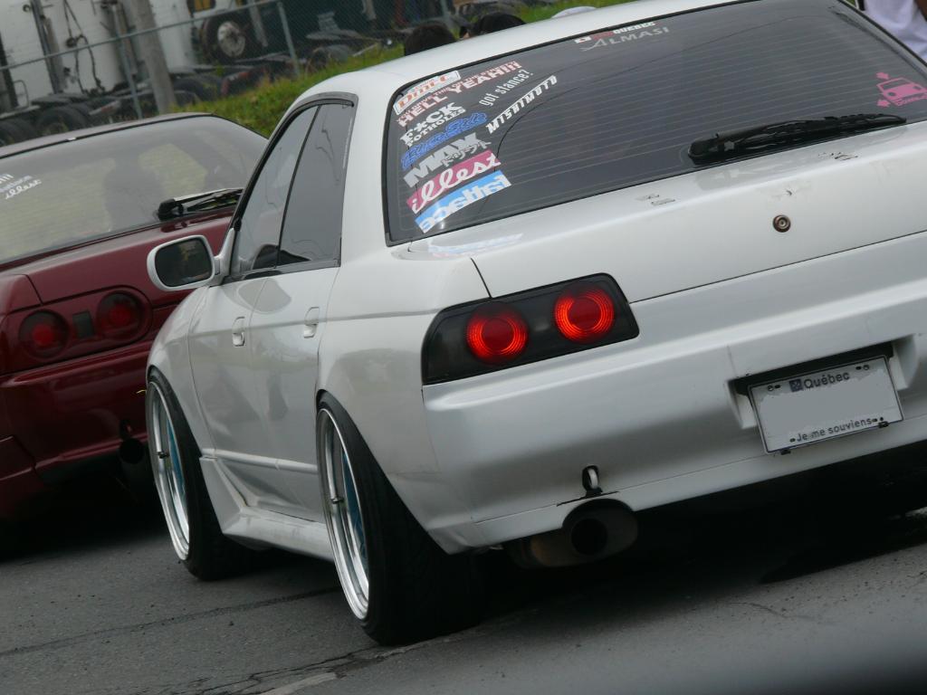 photo 8 Nissan R31-R34 Skyline 4dr custom wheels ssr sp1 17x9.5, ET 0, tire size 215/45 R17. 17x10.0 ET+19 225/45 R17