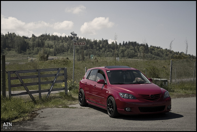 photo 3 Mazda Mazda3 custom wheels Work Emotion CR-KAI 17x8.0, ET +32, tire size 215/45 R17. 17x9.0 ET+28 235/45 R17