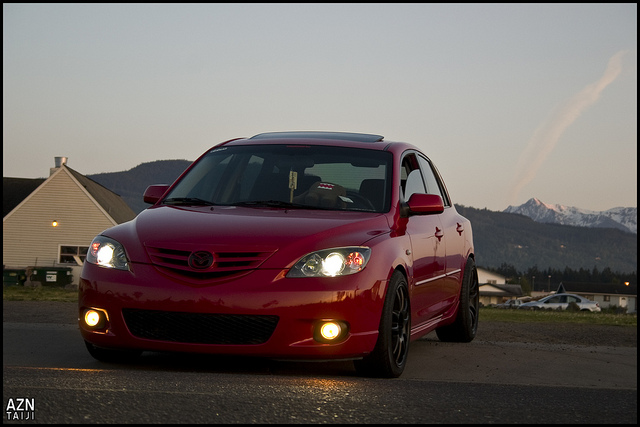 photo 4 Mazda Mazda3 custom wheels Work Emotion CR-KAI 17x8.0, ET +32, tire size 215/45 R17. 17x9.0 ET+28 235/45 R17