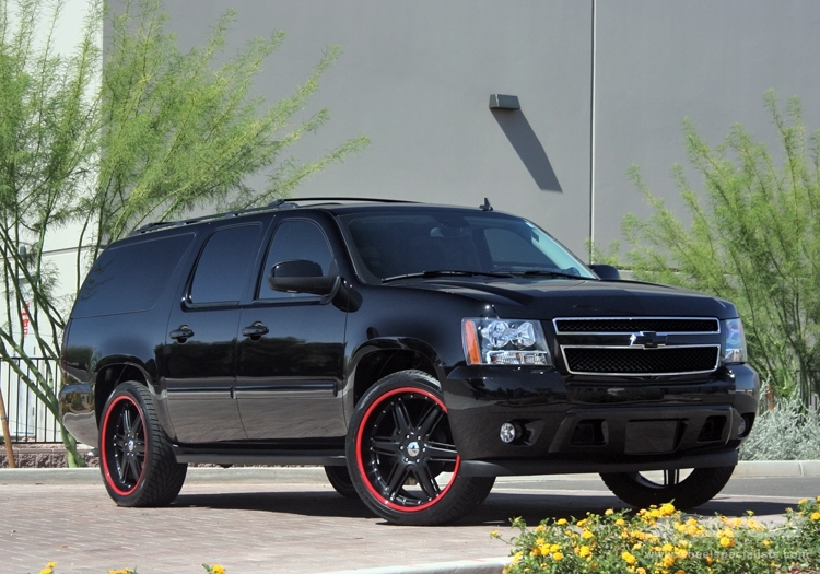 photo 1 Chevrolet Suburban 1500 custom wheels Gianelle Steep-6 24x, ET , tire size X R24. x ET 