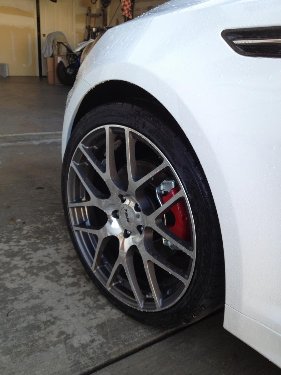 photo 1 Kia Optima custom wheels TSW Nurburgring 20x8.5, ET +40, tire size 245/35 R20. x ET 