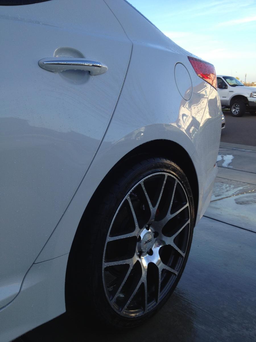 photo 4 Kia Optima custom wheels TSW Nurburgring 20x8.5, ET +40, tire size 245/35 R20. x ET 