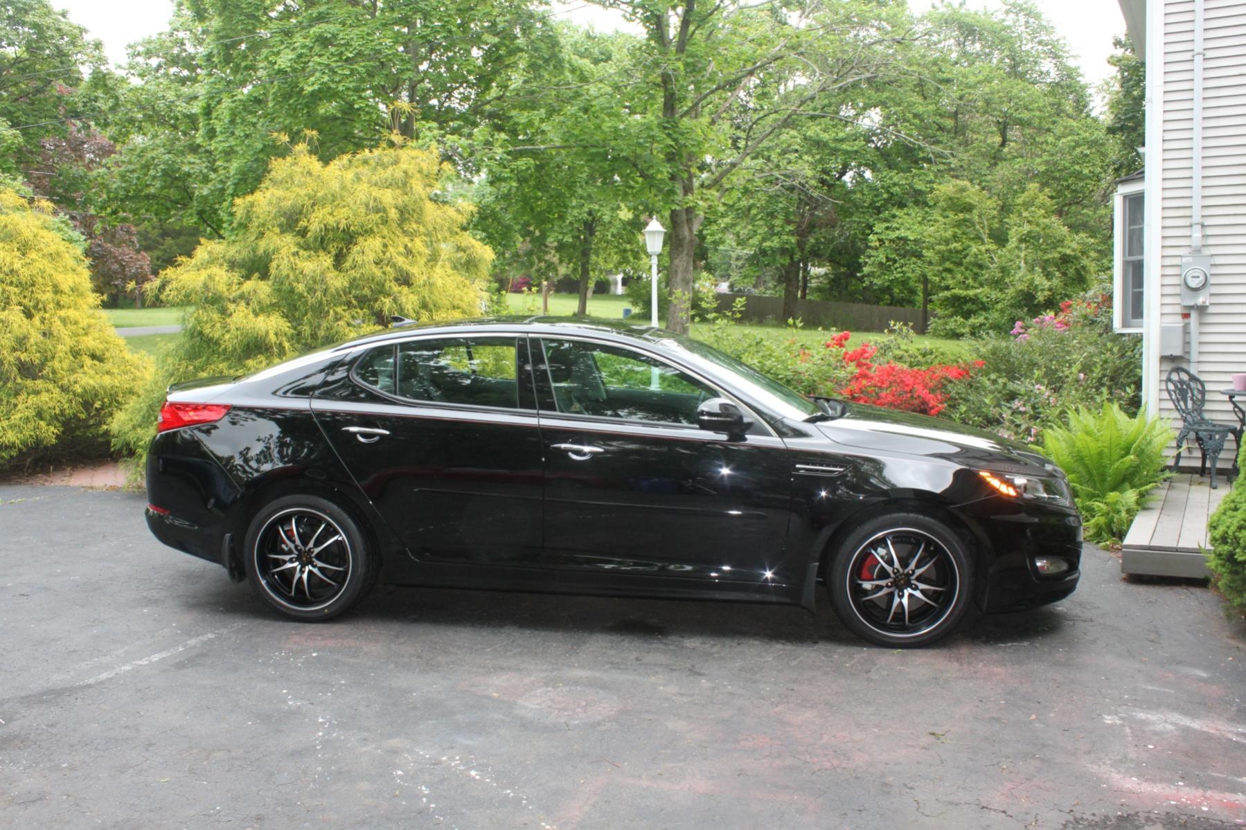 photo 2 Kia Optima custom wheels Kazera KZ-Q 18x8.0, ET +48, tire size 245/40 R18. x ET