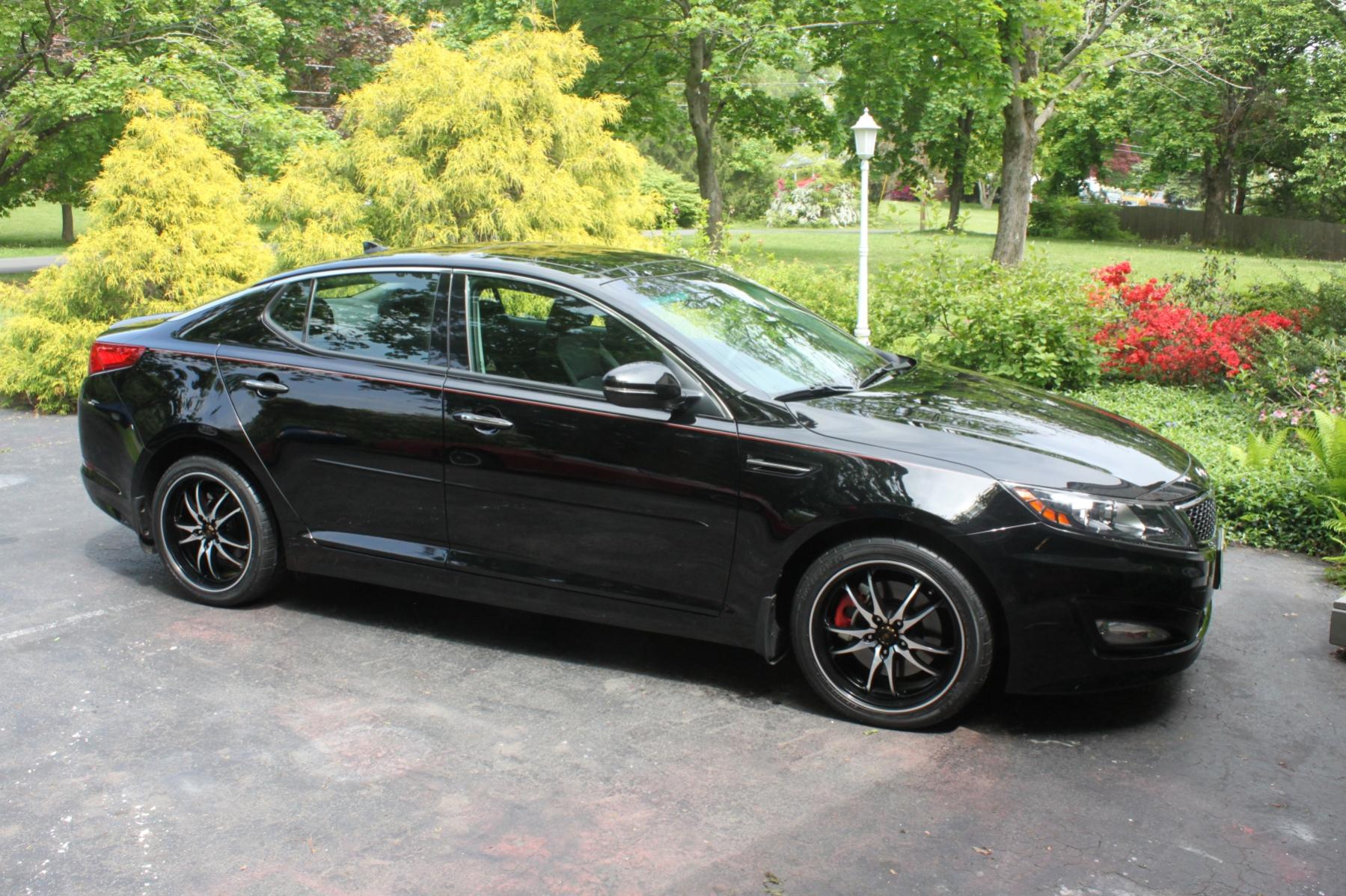 photo 3 Kia Optima custom wheels Kazera KZ-Q 18x8.0, ET +48, tire size 245/40 R18. x ET