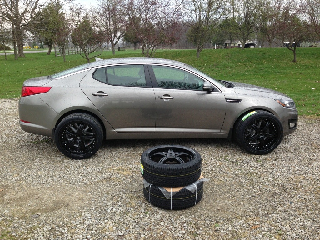 photo 1 Kia Optima custom wheels Enkei LS-5 20x, ET , tire size 245/35 R20. x ET 