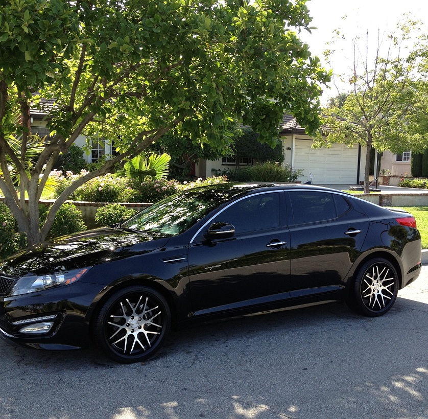 photo 1 Kia Optima custom wheels Eurotek UO6 20x8.5, ET +35, tire size 225/35 R20. x ET 