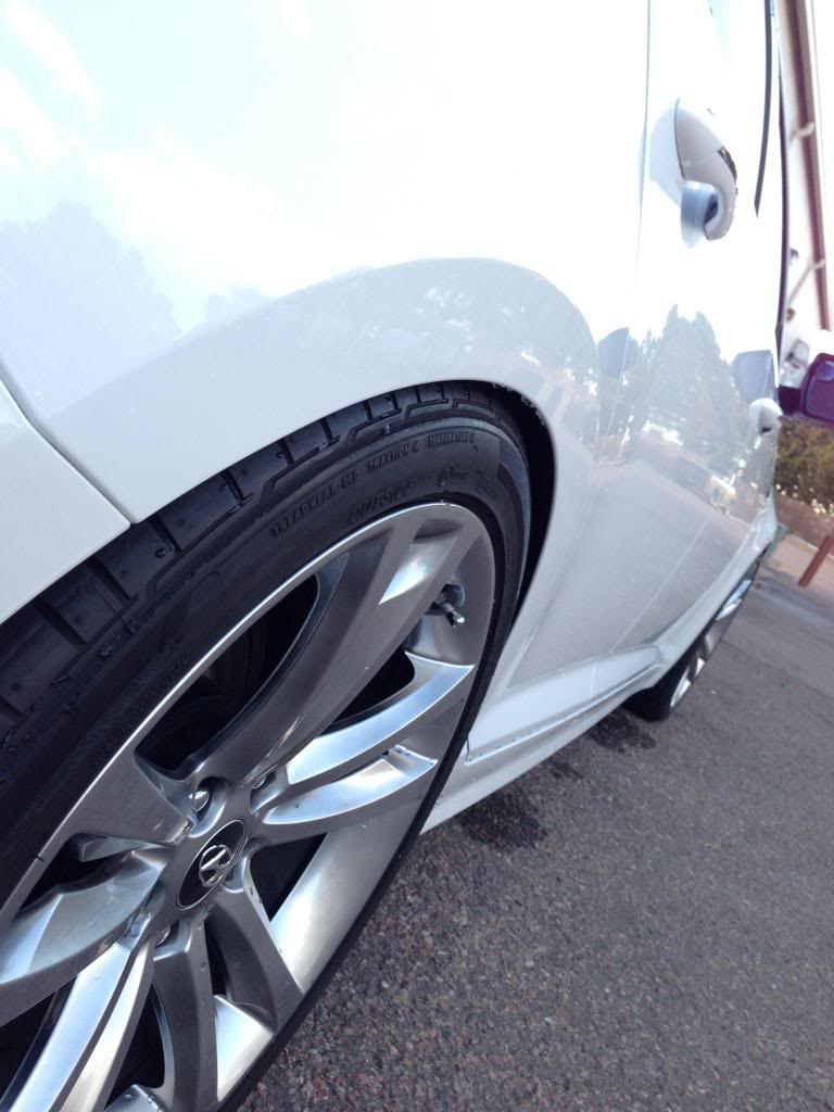 photo 3 Kia Optima custom wheels OEM Hyundai Genesis Coupe R-Spec 19x8.0, ET +35, tire size 225/40 R19. 19x8.5 ET+35 245/40 R19