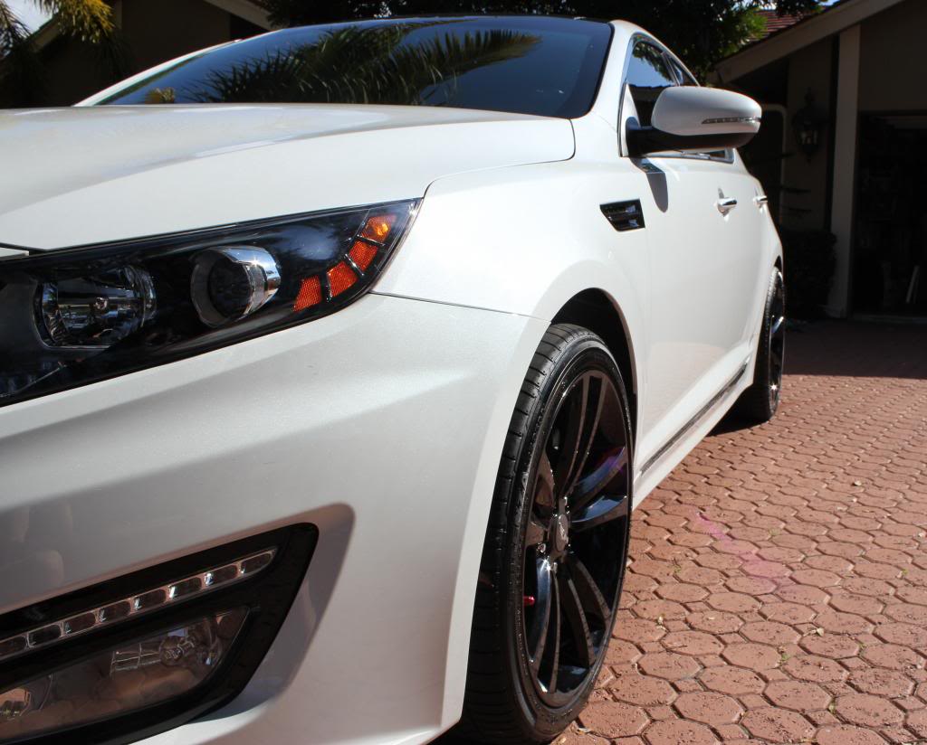photo 2 Kia Optima custom wheels OEM Hyundai Genesis 19x, ET , tire size 225/40 R19. x ET 245/40 R