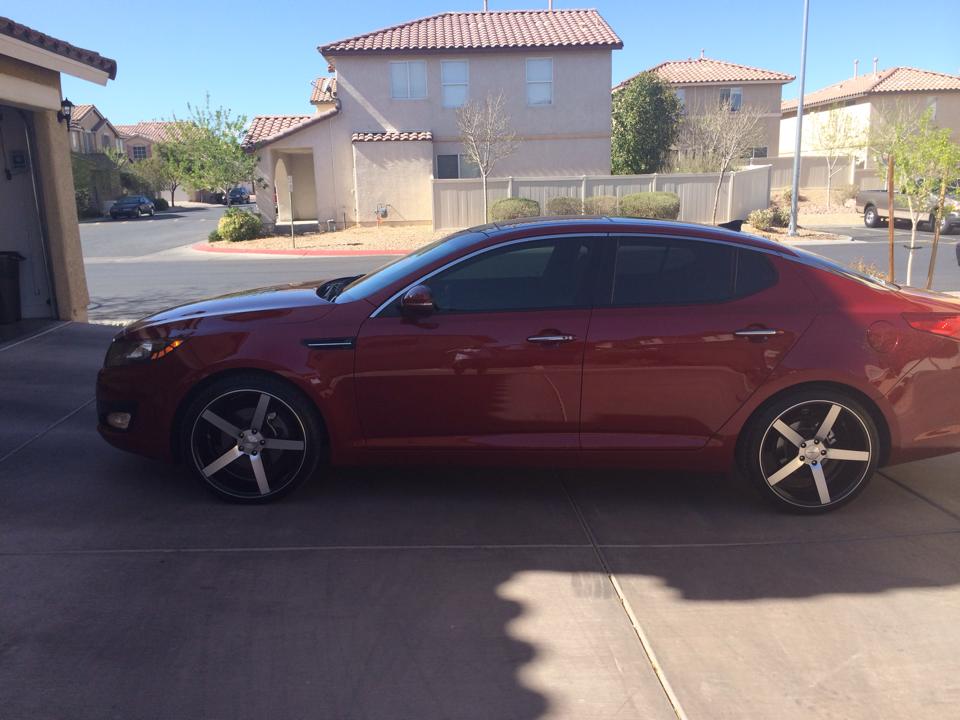 photo 1 Kia Optima custom wheels Vossen CV3 20x8.5, ET +38, tire size 235/35 R20. x ET 