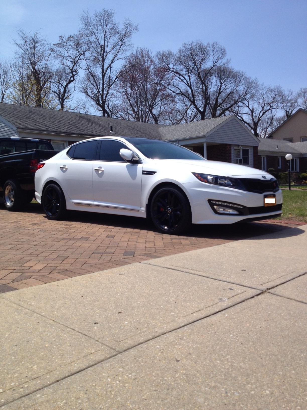photo 1 Kia Optima custom wheels OEM Hyundai Genesis Coupe R-Spec 19x, ET , tire size 225/40 R19. x ET 245/40 R