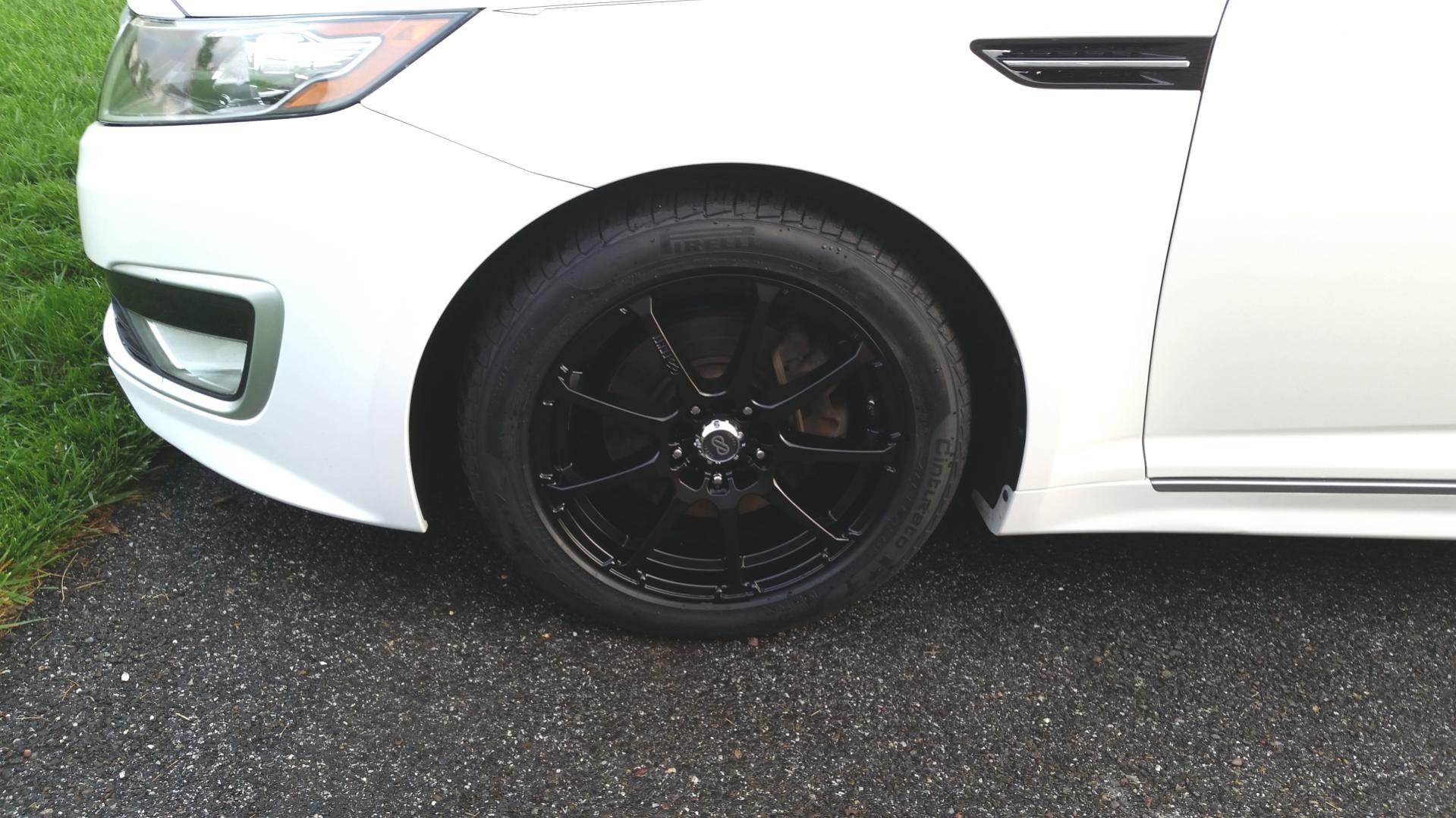photo 4 Kia Optima custom wheels Enkei EDR9 17x7.0, ET , tire size 225/50 R17. x ET 