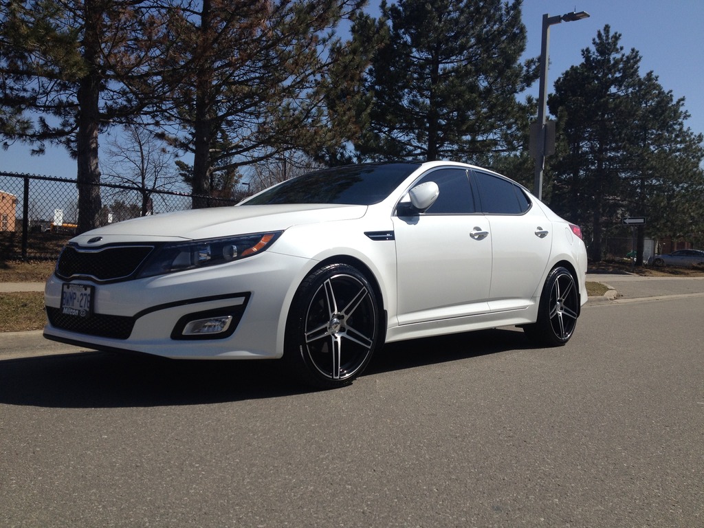 photo 1 Kia Optima custom wheels 2Crave Mach M7 19x8.5, ET +35, tire size 235/35 R19. 19x9.5 ET+40 245/35 R19