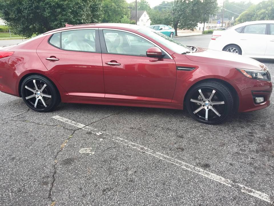 photo 2 Kia Optima custom wheels Mach M7 20x8.5, ET +38, tire size 225/35 R20. x ET
