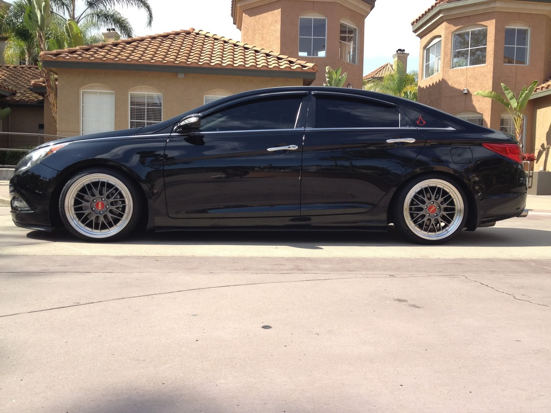 photo 3 Hyundai Sonata custom wheels BBS LM 19x8.5, ET +35, tire size 225/35 R19. x ET 