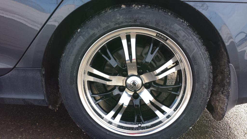photo 1 Hyundai Sonata custom wheels Konig  17x, ET , tire size 225/45 R17. x ET 