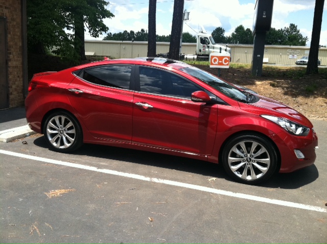 photo 1 Hyundai Elantra custom wheels Limited  17x, ET , tire size X R17. x ET 