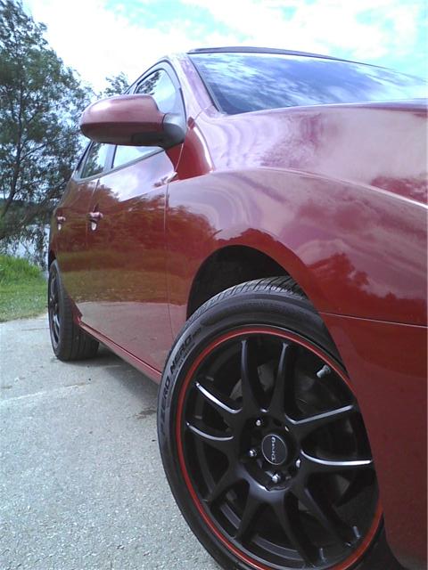 photo 2 Hyundai Sonata custom wheels Drag 31 17x, ET , tire size 225/45 R17. x ET 