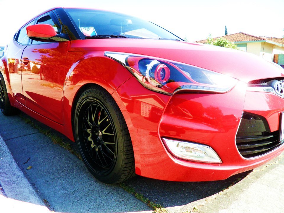 photo 1 Hyundai Veloster custom wheels Kyowa Evolve 18x8.5, ET , tire size 225/40 R18. x ET 