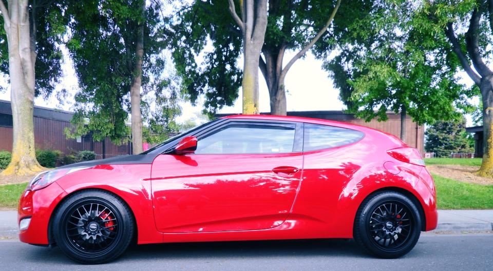 photo 2 Hyundai Veloster custom wheels Kyowa Evolve 18x8.5, ET , tire size 225/40 R18. x ET 