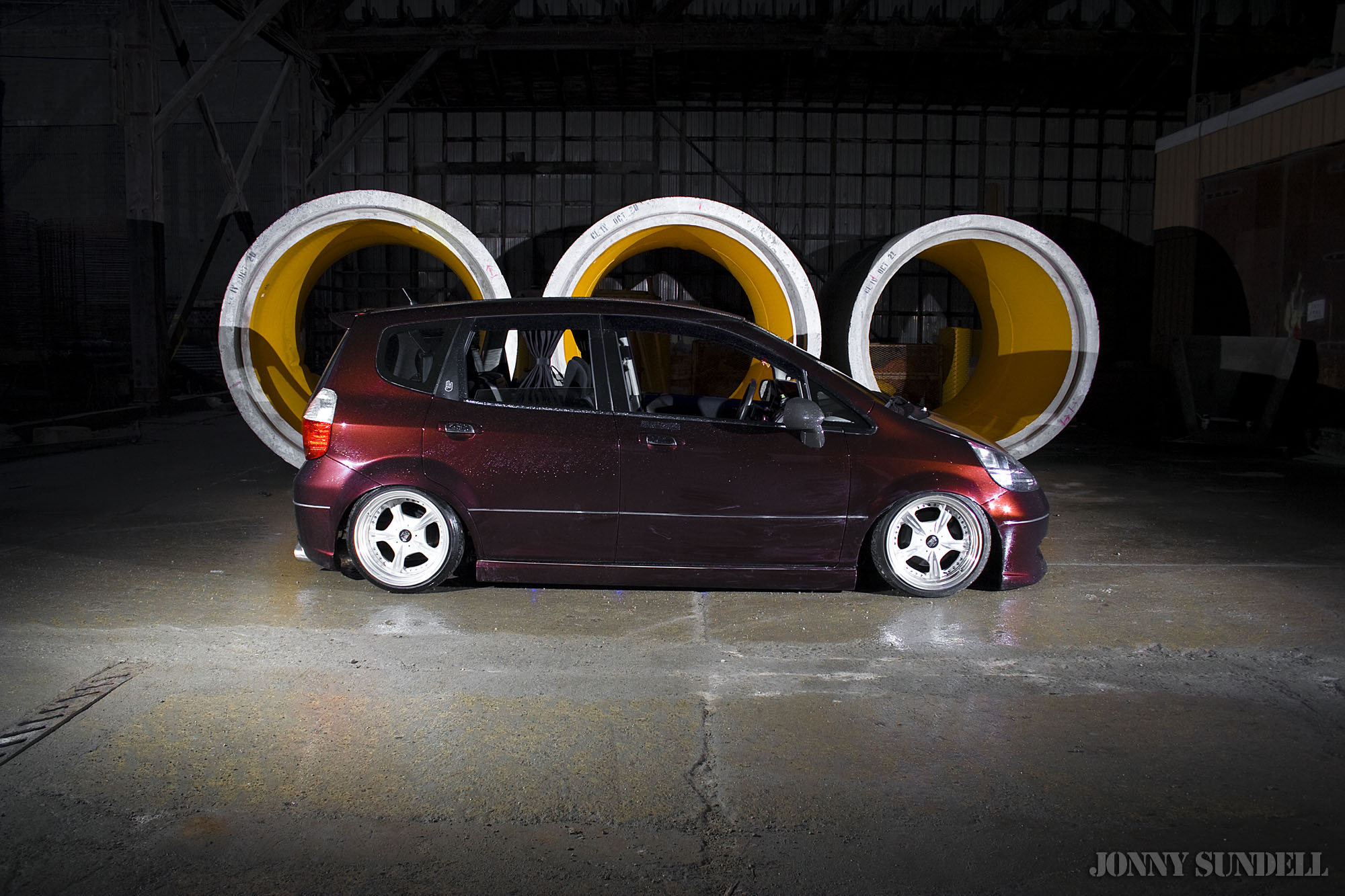 photo 10 Honda Fit custom wheels Leon Hardiritt 16x8.0, ET +11, tire size 195/40 R16. 16x9.5 ET+5 215/35 R16