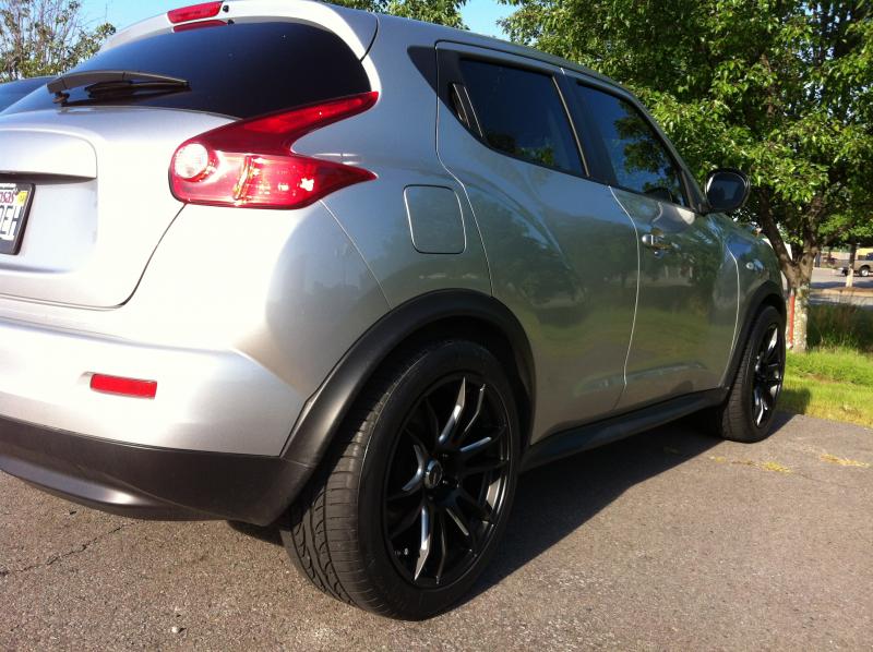 photo 2 Nissan Juke custom wheels Konig Torch 18x9.0, ET , tire size 245/45 R18. x ET 
