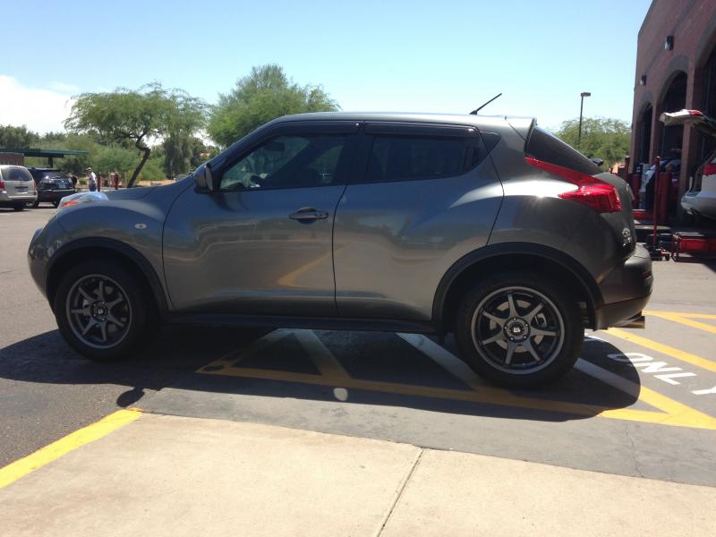 photo 2 Nissan Juke custom wheels Motegi MR125 17x7.5, ET +42, tire size X R17. x ET