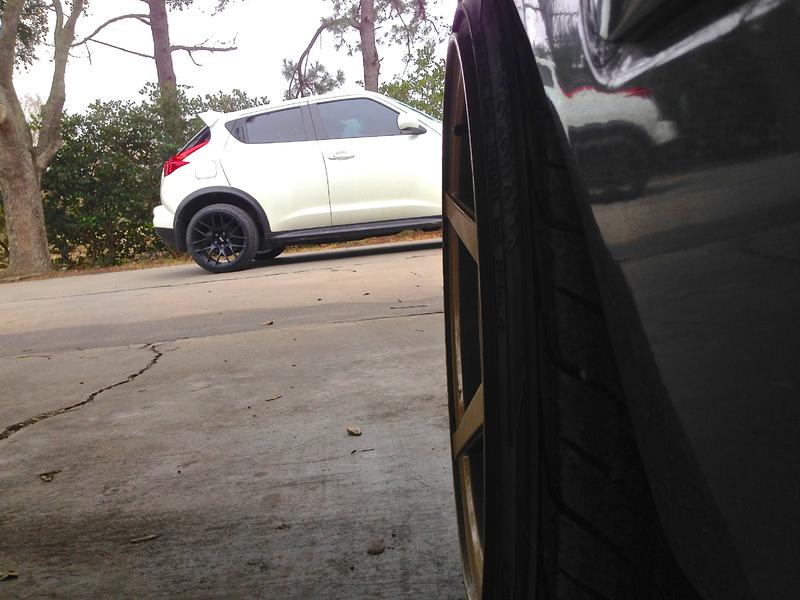 photo 4 Nissan Juke custom wheels 18x9.75, ET +20, tire size 215/40 R18. x ET