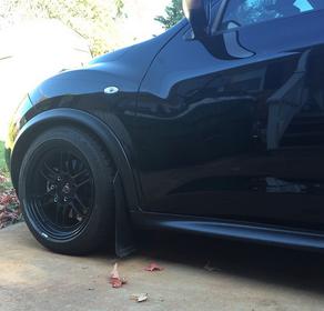 photo 1 Nissan Juke custom wheels Enkei RPF1 17x9.0, ET +45, tire size 225/50 R17. x ET 
