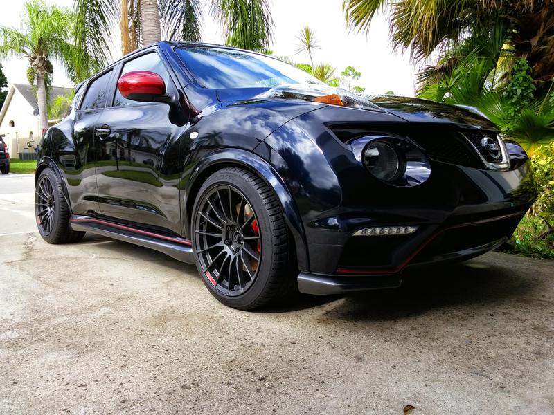 photo 1 Nissan Juke custom wheels Enkei RS05RR 18x9.5, ET +35, tire size 245/40 R18. x ET 