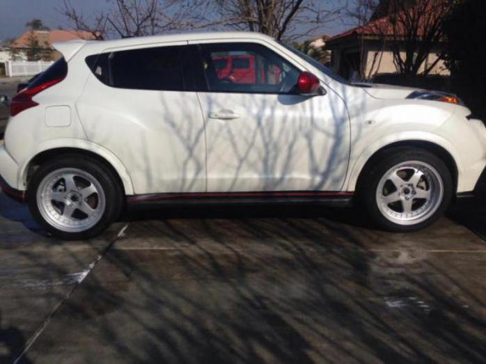 photo 3 Nissan Juke custom wheels 18x9.0, ET +30, tire size 245/45 R18. x ET