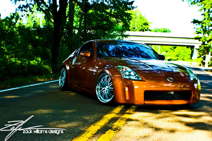 photo 1 Nissan 350Z custom wheels Vossen VVS-082 19x8.5, ET +2, tire size 215/35 R19. 19x10.0 ET0 245/35 R19