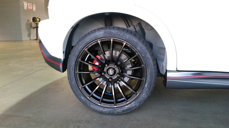 photo 3 Nissan Juke custom wheels Wedssport SA-15R 18x9.5, ET +38, tire size 275/35 R18. x ET 
