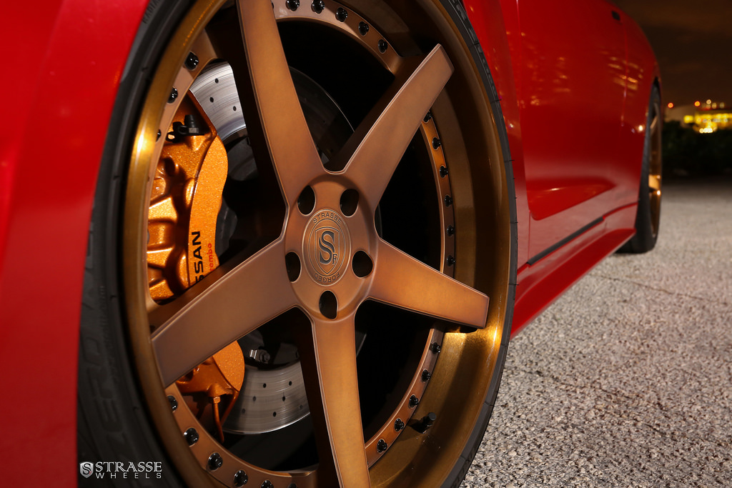 photo 3 Nissan GT-R custom wheels Strasse S5 21x10.5, ET , tire size 285/30 R21. 21x12.5 ET 355/25 R21