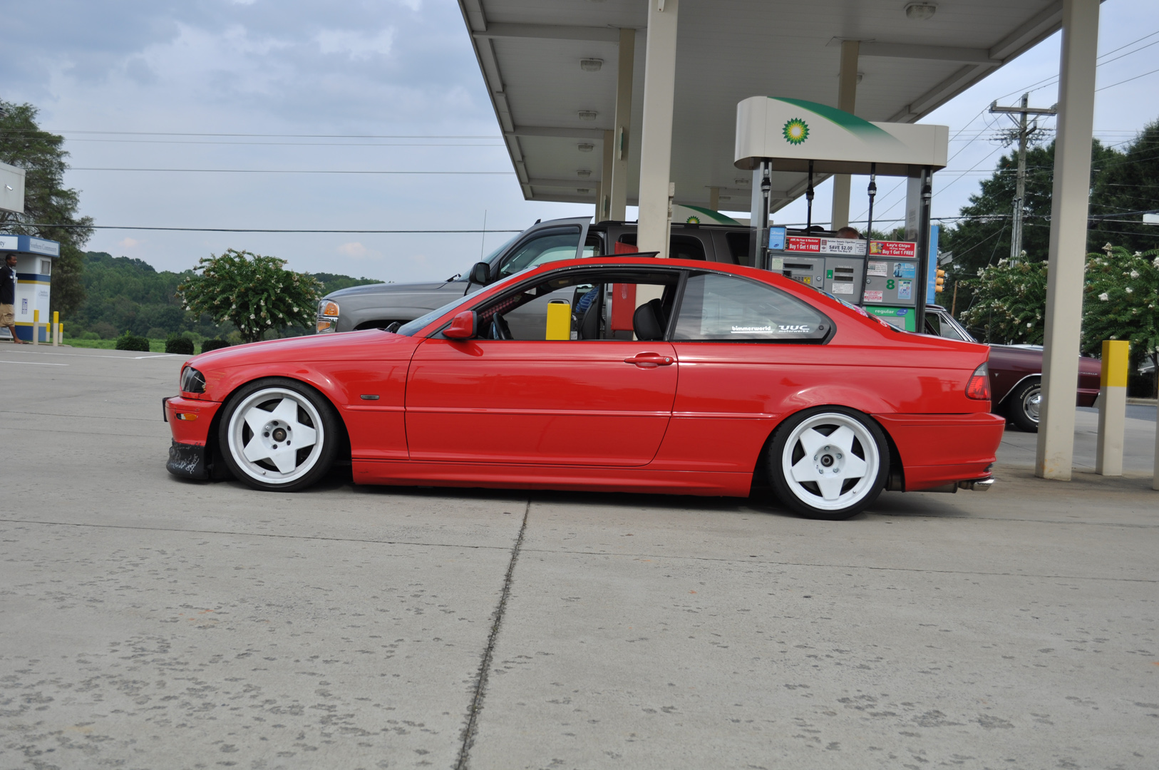 photo 10 BMW 330 custom wheels Borbet Type A 17x8.5, ET +13, tire size 205/40 R17. 17x8.5 ET+1 215/40 R17