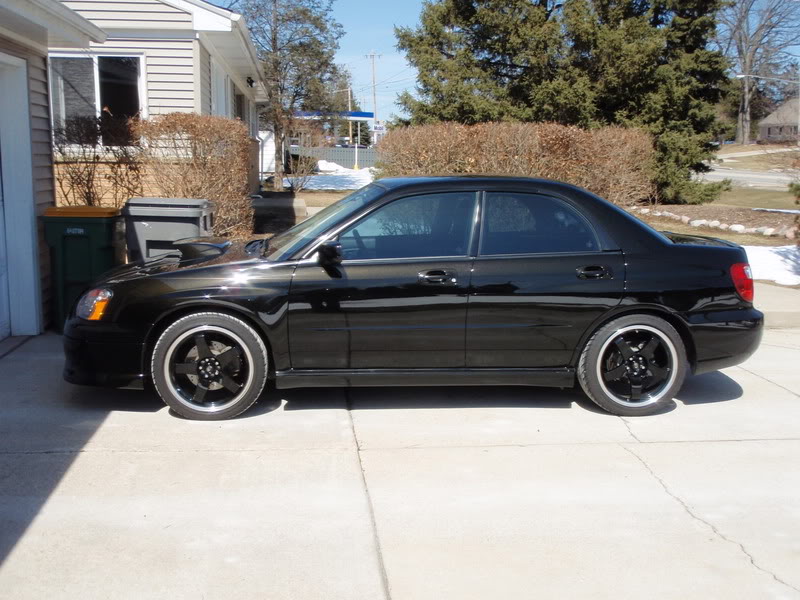 photo 1 Subaru Impreza custom wheels Rota P45F 18x8.0, ET , tire size 235/40 R18. x ET 