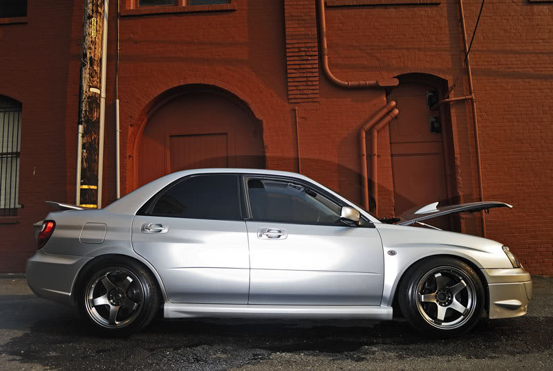 photo 4 Subaru Impreza custom wheels Rota P45R 17x9.0, ET , tire size 235/45 R17. x ET 