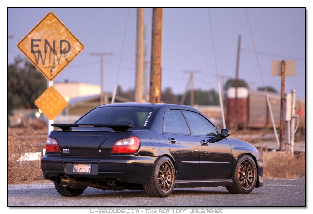 photo 3 Subaru Impreza custom wheels Rota DPT 17x9.0, ET +42, tire size 245/40 R17. x ET 