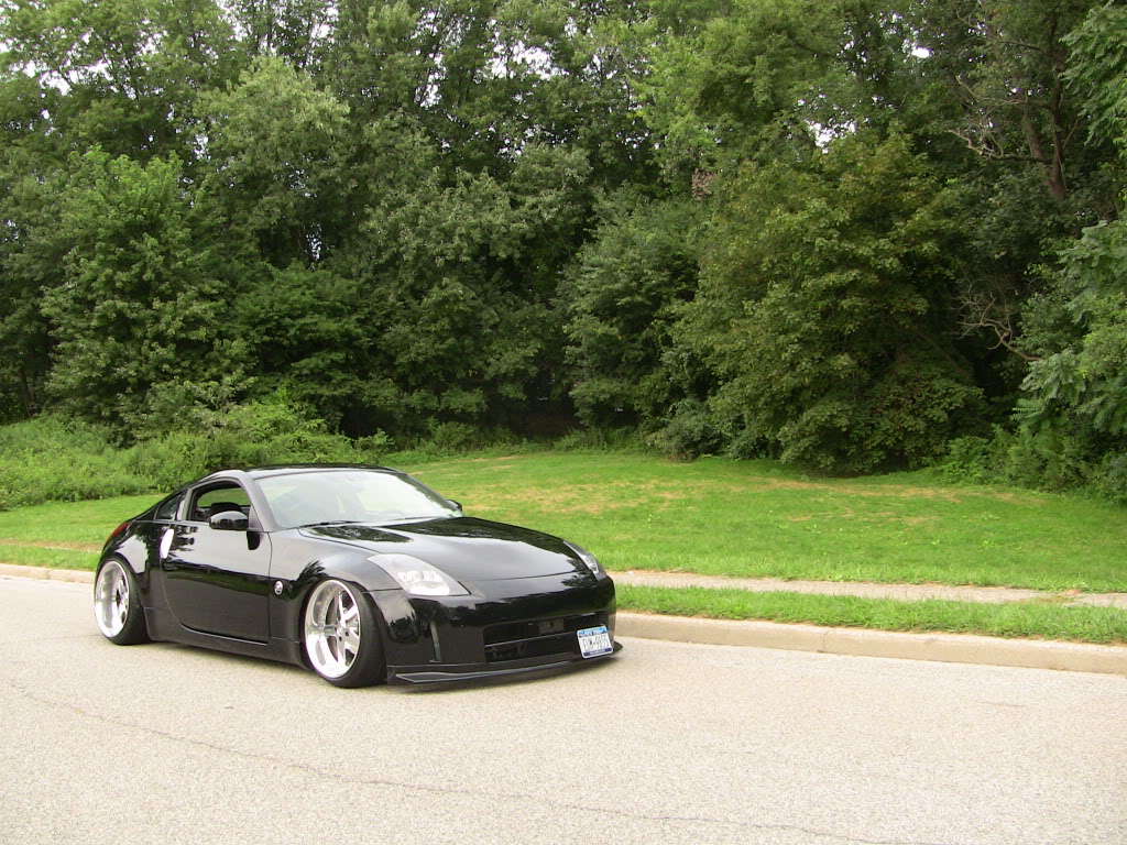 photo 6 Nissan 350Z custom wheels Work Equip 19x10.0, ET -5, tire size 235/35 R19. 19x11.0 ET-5 255/35 R19