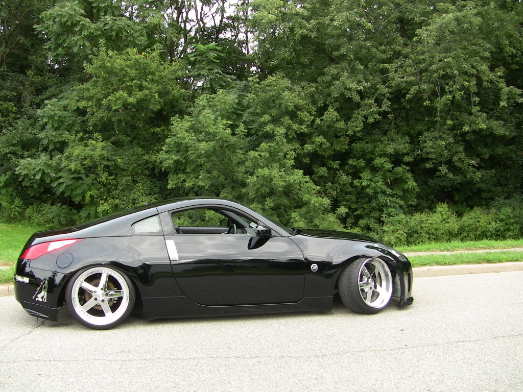 photo 13 Nissan 350Z custom wheels Work Equip 19x10.0, ET -5, tire size 235/35 R19. 19x11.0 ET-5 255/35 R19