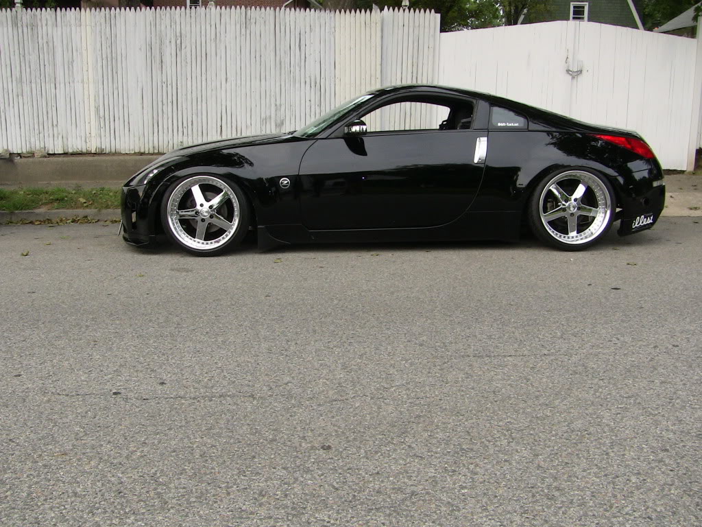 photo 14 Nissan 350Z custom wheels Work Equip 19x10.0, ET -5, tire size 235/35 R19. 19x11.0 ET-5 255/35 R19