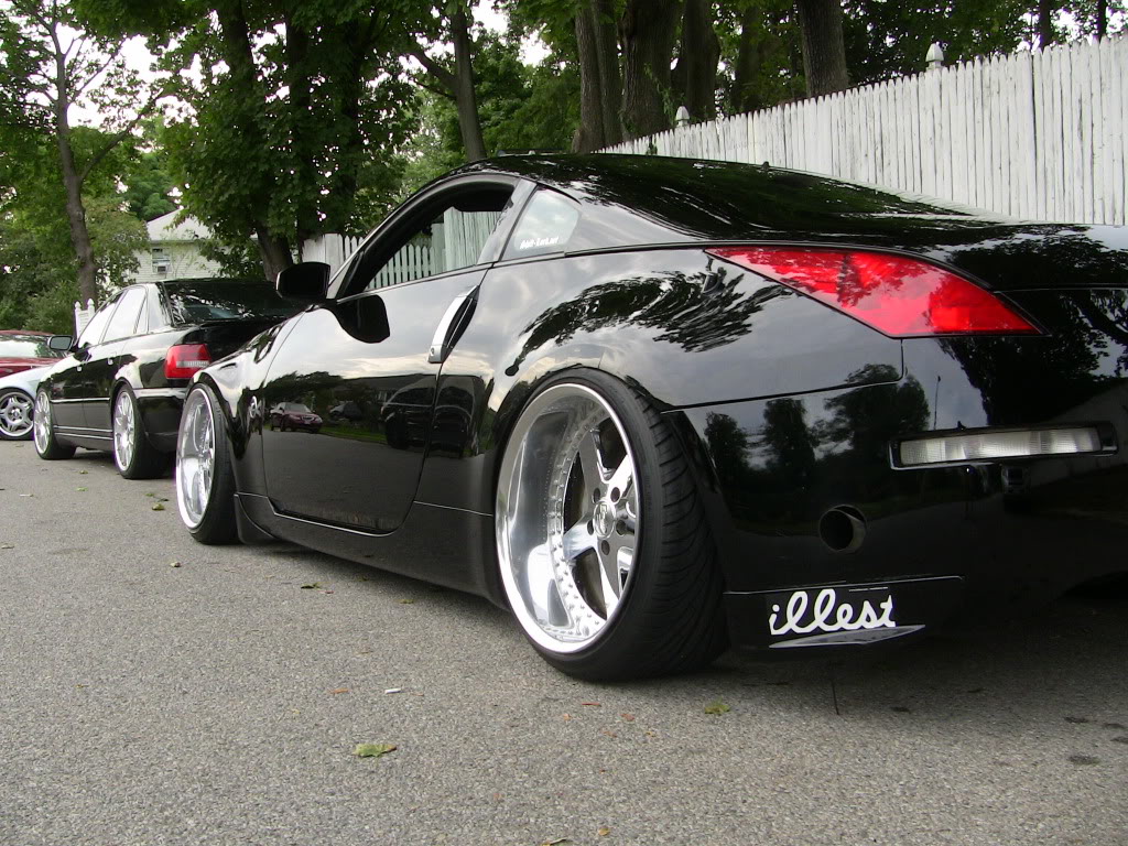 photo 15 Nissan 350Z custom wheels Work Equip 19x10.0, ET -5, tire size 235/35 R19. 19x11.0 ET-5 255/35 R19
